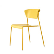 SET DA 4 SEDIA LISA TECNOPOLIMERO MADE IN ITALY SCAB DESIGN - Senape 22