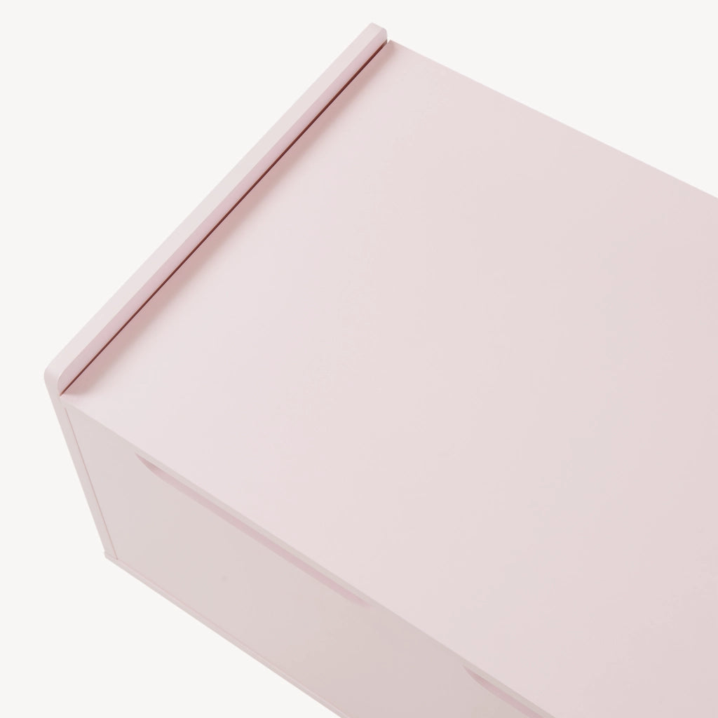 Baule per Giocattoli Virer Cassapanca per Cameretta 60 x 40 x 45 cm - Rosa [en.casa]