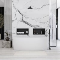 Mensola Bagno 30x45 Black Mat