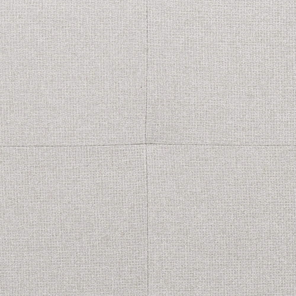 Divano moderno modulare a 2 posti imbottito tessuto poliestere beige chiaro con schienale imbottito stile moderno classico