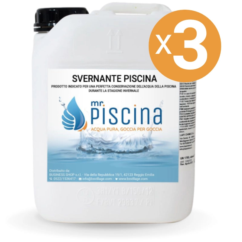 SVERNANTE PISCINA per trattamento invernale Quantità confezione: 3 confezioni