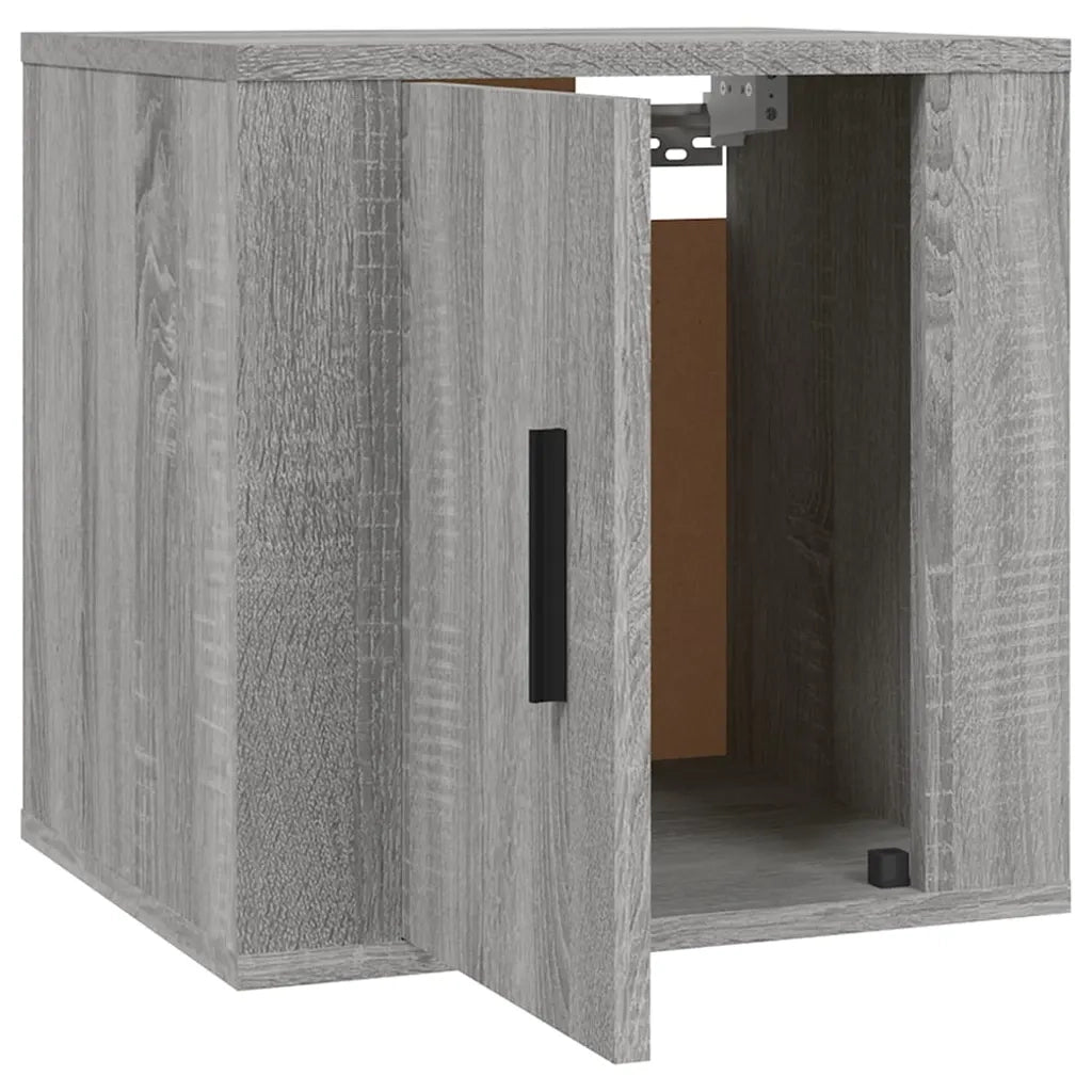 Mobile Porta TV a Parete-Mobile per TV-Credenza TV Grigio Sonoma 40x34,5x40 cm