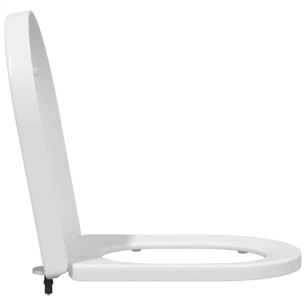 vidaXL Sedile del WC Bianco 48 x 36.5 x 4.5 cm Polipropilene