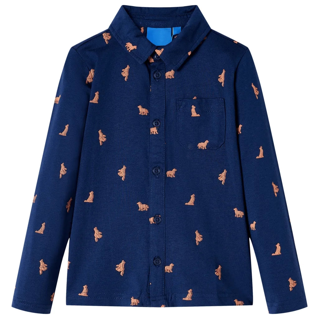 Camicia per Bambini Blu Marino 128cod mxl 132537