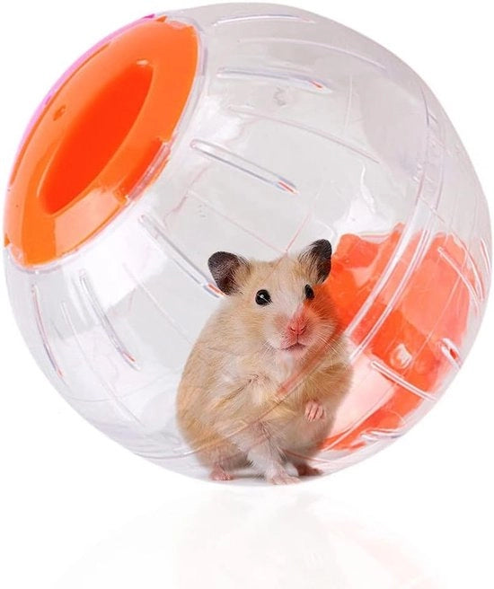 Corso per piccoli animali hamster girovia hamster giocattolo mini 47 pollici girovia allenamento per dwerghamster topi o altri piccoli animali (arancione)