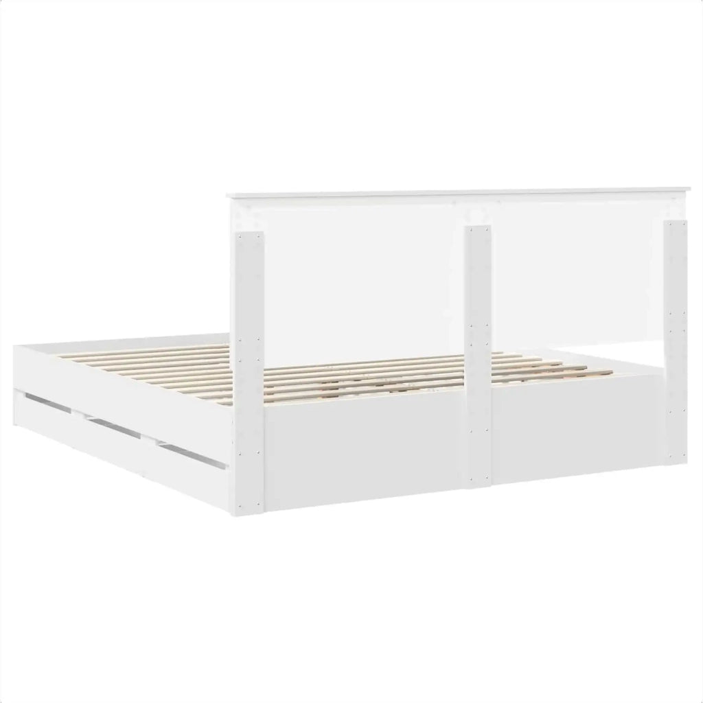 Struttura del letto Bianco 180 x 200 cm Legno Ingegnerizzato 3409433