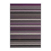 Tappeto a pelo corto Stella 700 con design a zig-zag