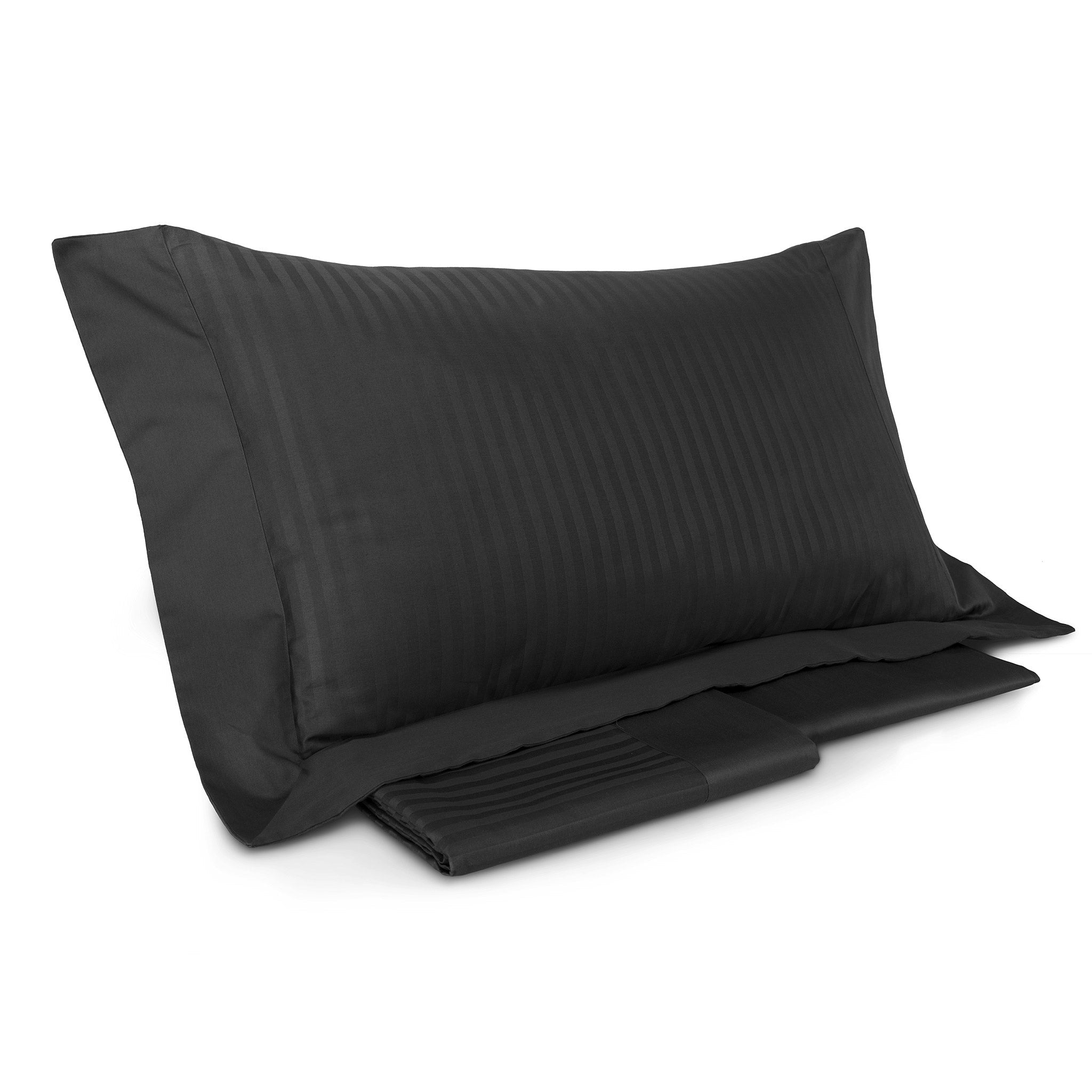 Set Lenzuola Matrimoniali Sopra Sotto e Federe Tinta Unita Mitera Rubino Nero