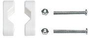 Morsetto nylon 22-25 mm bianco