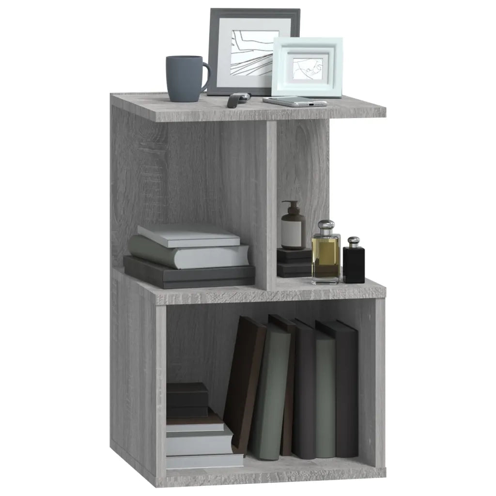 Comodino | Armadio da Notte | Mobiletto da notte Grigio Sonoma 35x35x55 cm in Legno Multistrato