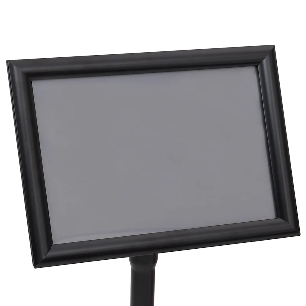 Supporti per poster 2 pz Nero 45 x 32,7 x 108 cm Alluminio CFW9146102