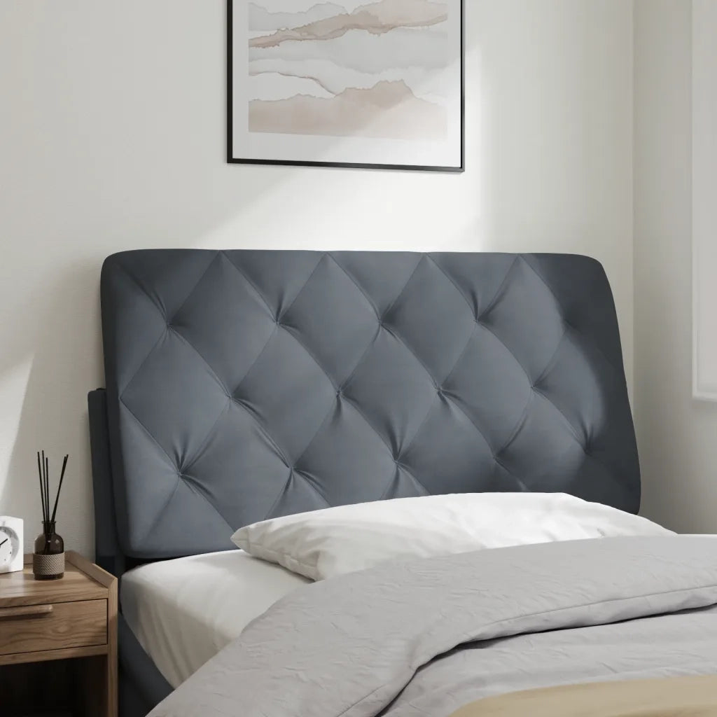 Cuscino Testiera Grigio Scuro 100 cm in Velluto CFW7013300