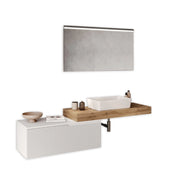 Composizione 4 pezzi VENERE quercia/bianco