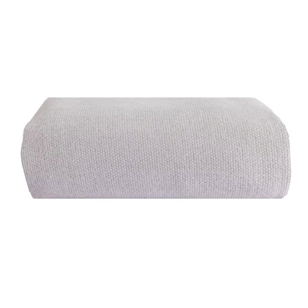 Coperta a quadri grigio chiaro 130x170cm PANORA
