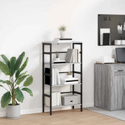 Libreria Grigio Sonoma 60 x 29,5 x 115 cm Legno multistrato