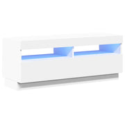 Mobile TV | Armadietto TV | Mobile Porta TV con Luci LED Bianco 100x35x40 cm