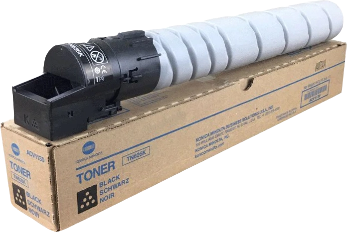 ORIGINAL Konica Minolta toner nero ACV1150 TN-626K ~28000 Seiten