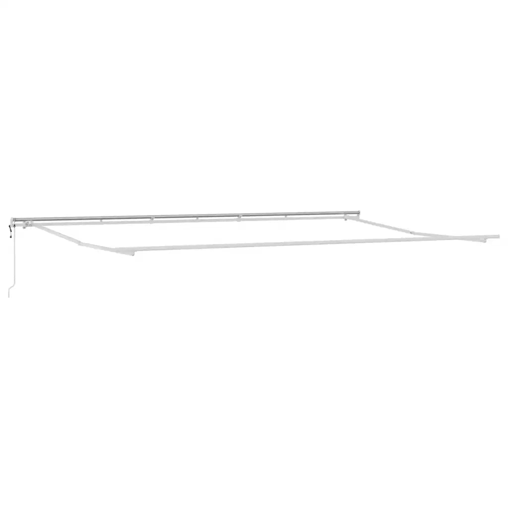 Tenda Sole Retrattile Automatica 600x300 cm Antracite e Bianco 3310242