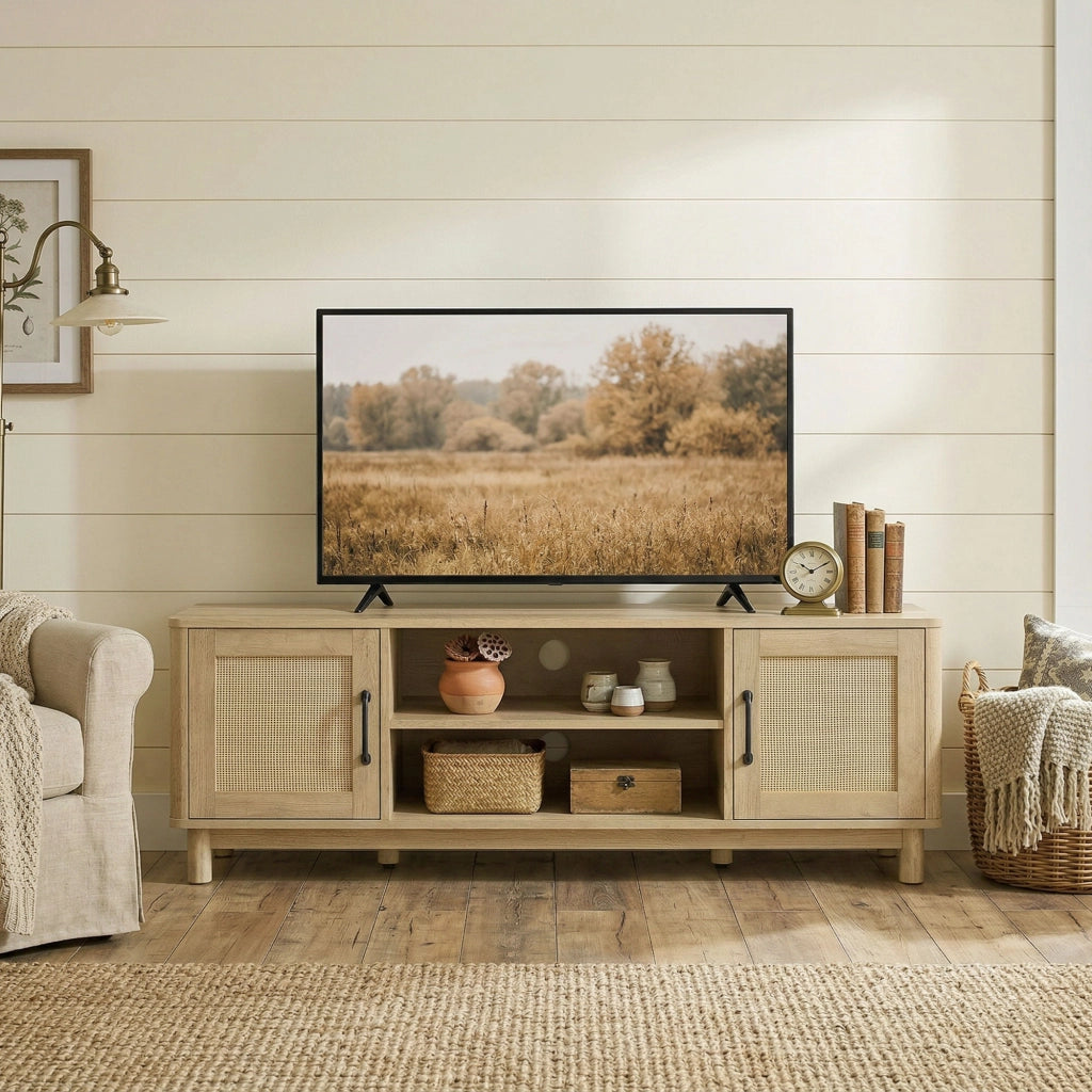 Mobile TV ¨C zephmum ¨C Rovere, Rattan, 135 cm