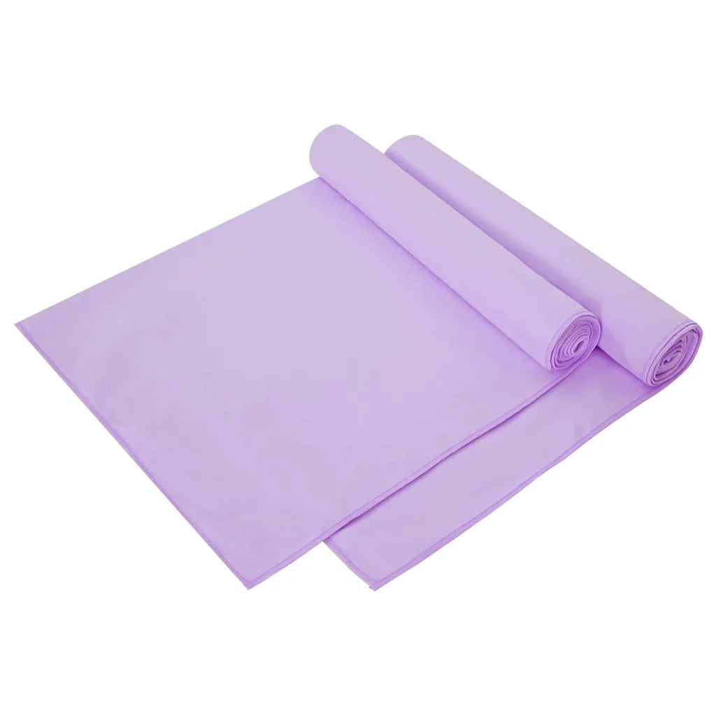 Asciugamani Sportivi 2 pz | Teli per bagno Viola 140 x 70 cm