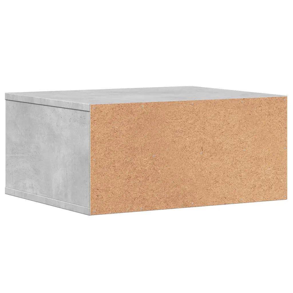 Supporto Stampante Grigio Cemento 49x40x22,5 Legno Multistrato 840593