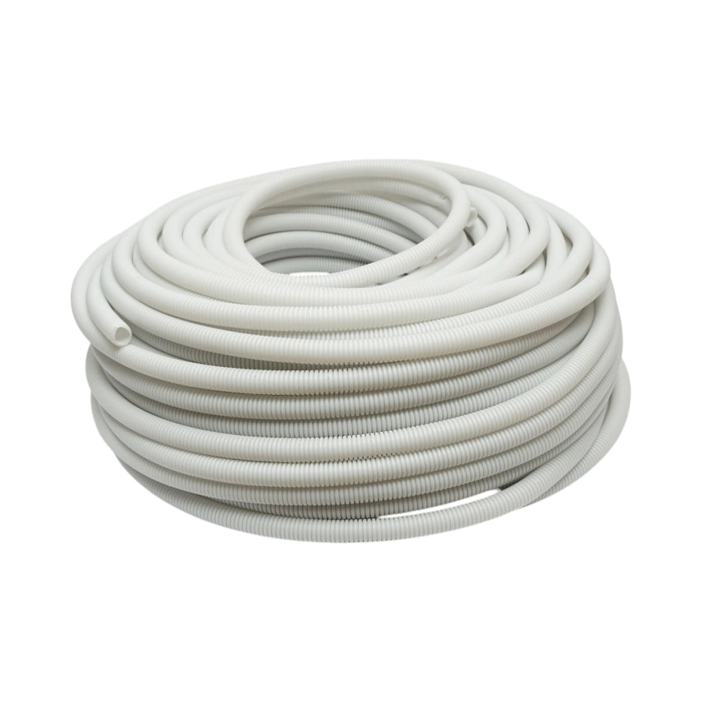 Tubo flessibile Corrugato 20mm Senza Tirafilo, polietilene HDPE 320N grigio 100m/rotolo
