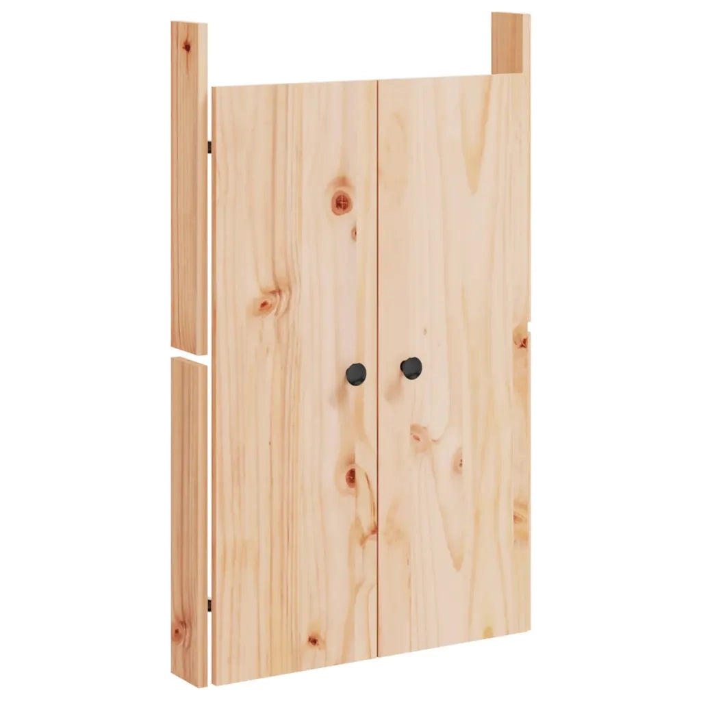 Ante da Cucina da Esterno 2pz-Set di 2 Ante per Cucina da Giardino 50x9x82 cm Legno Massello di Pino