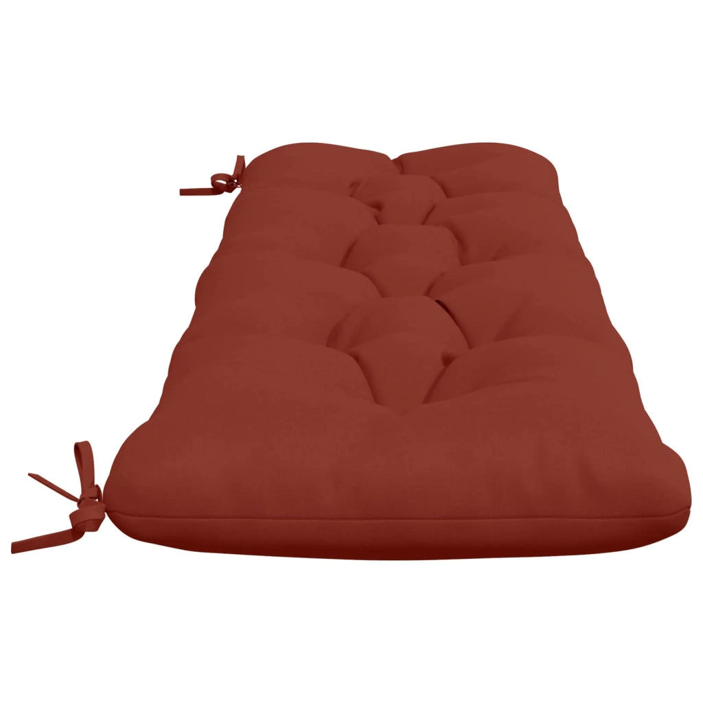 Cuscini per Panchina a 2 Pezzi VIANEN 100% Poliestere Rosso 952791