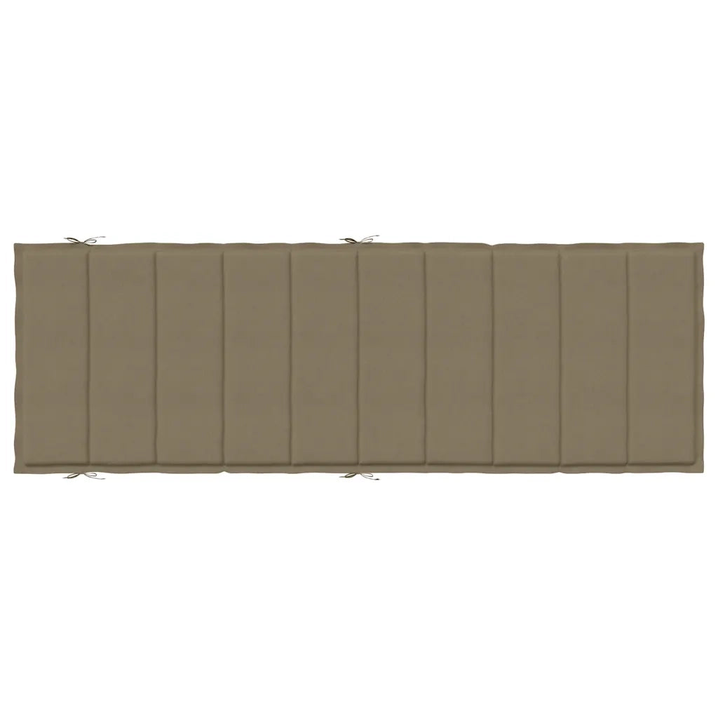 Cuscino per Lettino Prendisole Tortora Mélange 186x58x4cm 4002484