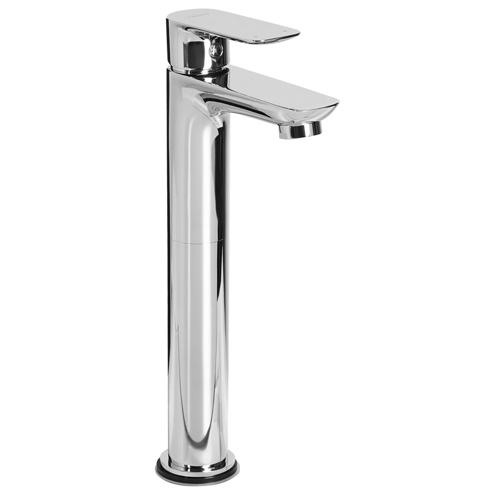 Elegante rubinetto per lavabo in ottone cromato monocomando 28 cm Accessori bagno moderni argento