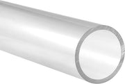 PVC tubo rigido a sezione circolare 43 mm ID 50 mm AD trasparente - lunghezza 0,3 metro - alta resistenza all'urto - tubo di scarico, tubo di acquedotto