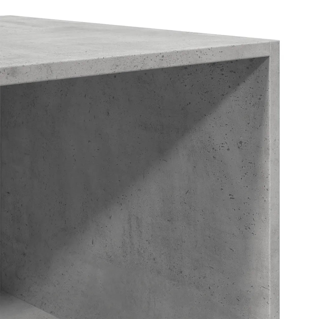 Armadio Grigio Cemento 100x50x200 cm in Legno Multistrato