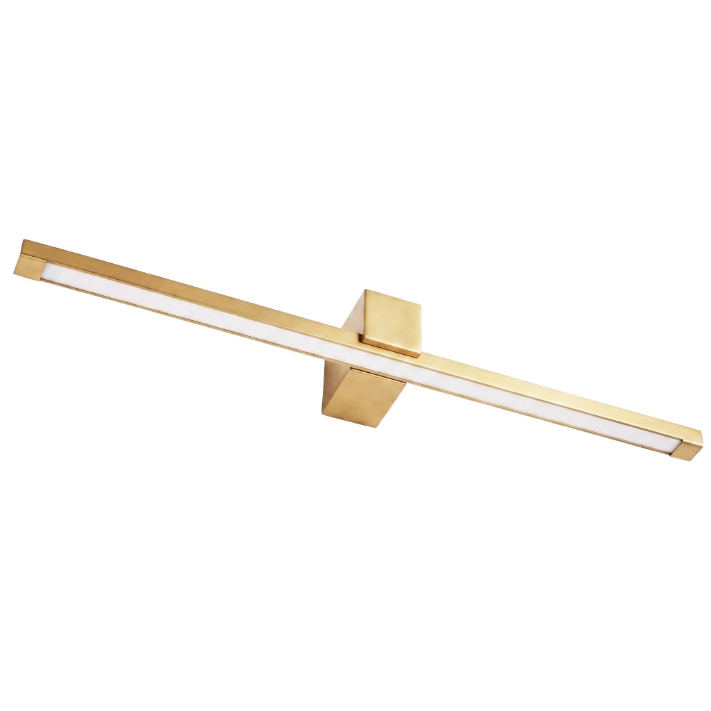 Applique Da Bagno Led Swe048-1w 80cm Gold Brush