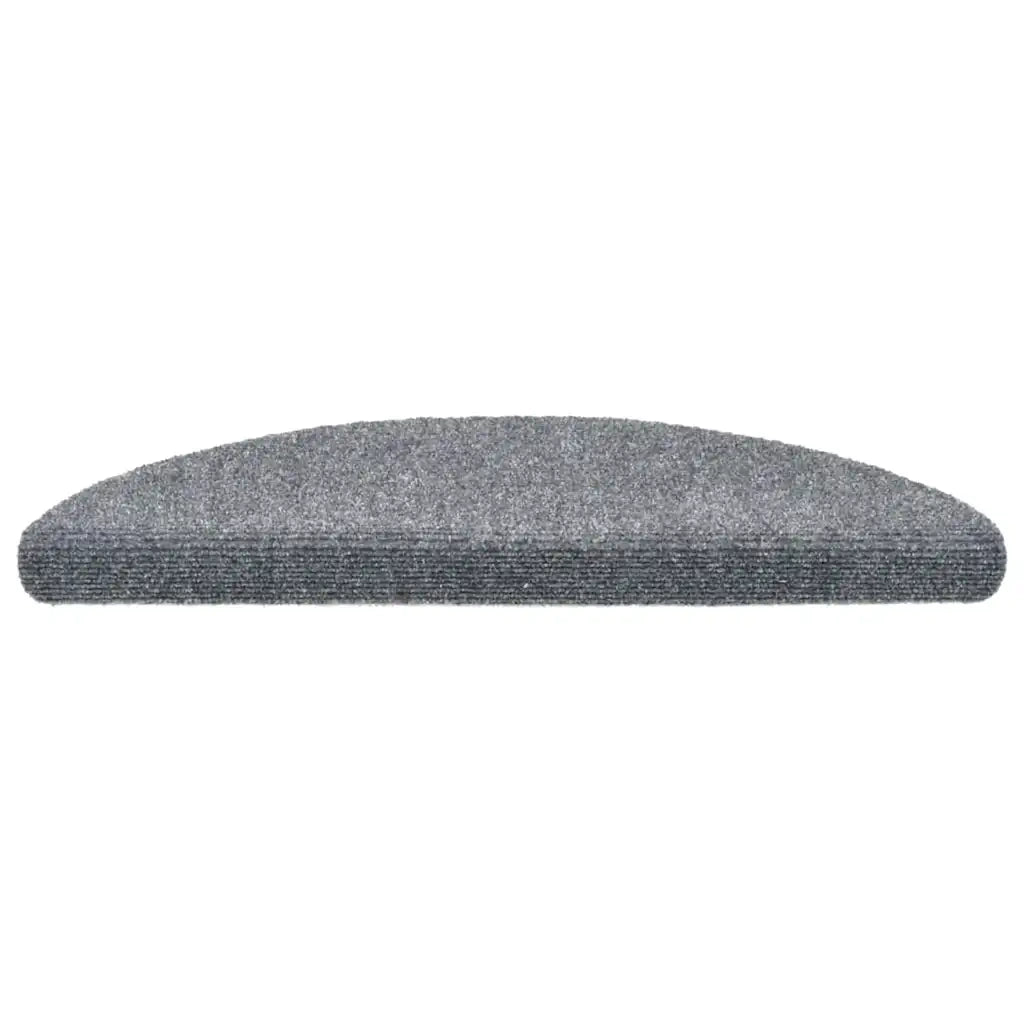 Tappetini per scale autoadesivi 20 pz | Gradini per Scale 56x17x3 cm Grigio chiaro semicircolari