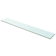 Pannello per mensola in vetro trasparente 100 x 15 cm 2702208/2