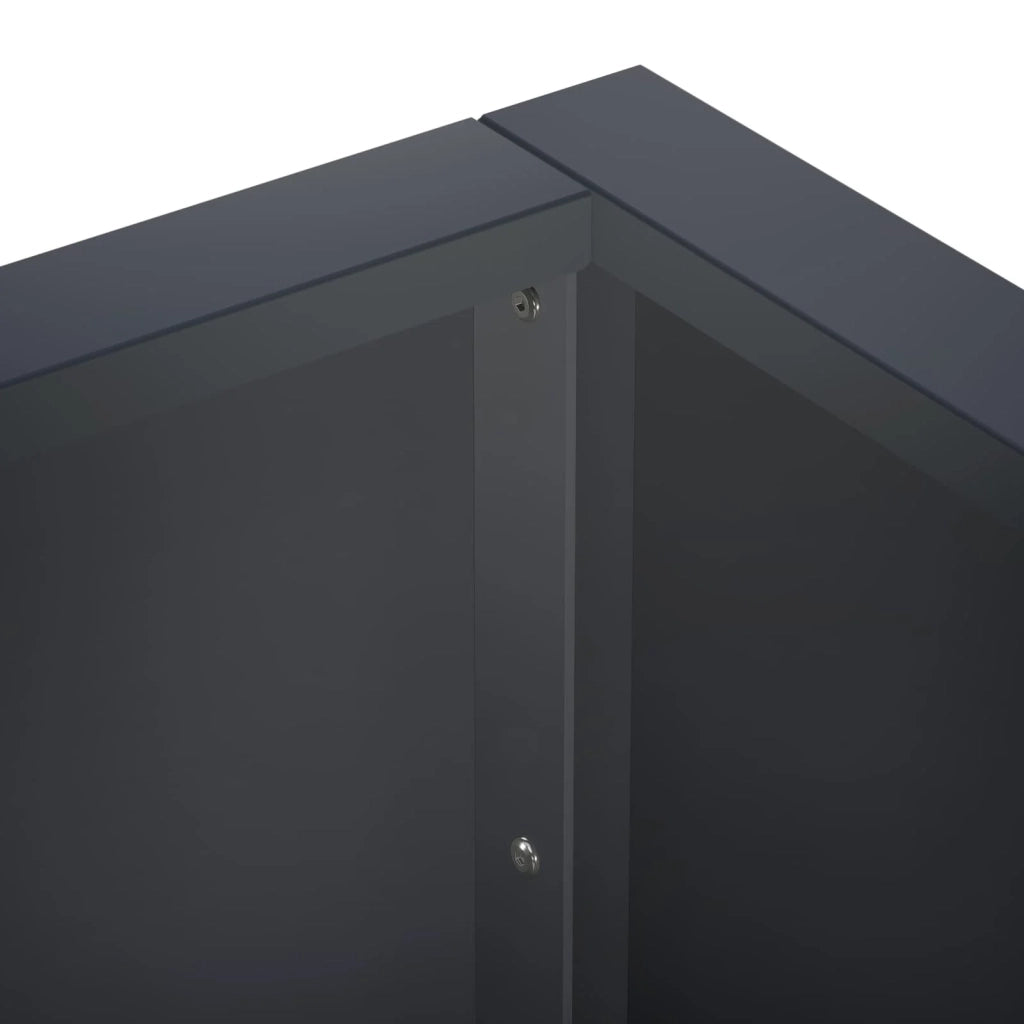 Muro di contenimento 4 pz 100 x 100 x 40 cm Acciaio Antracite 3449207