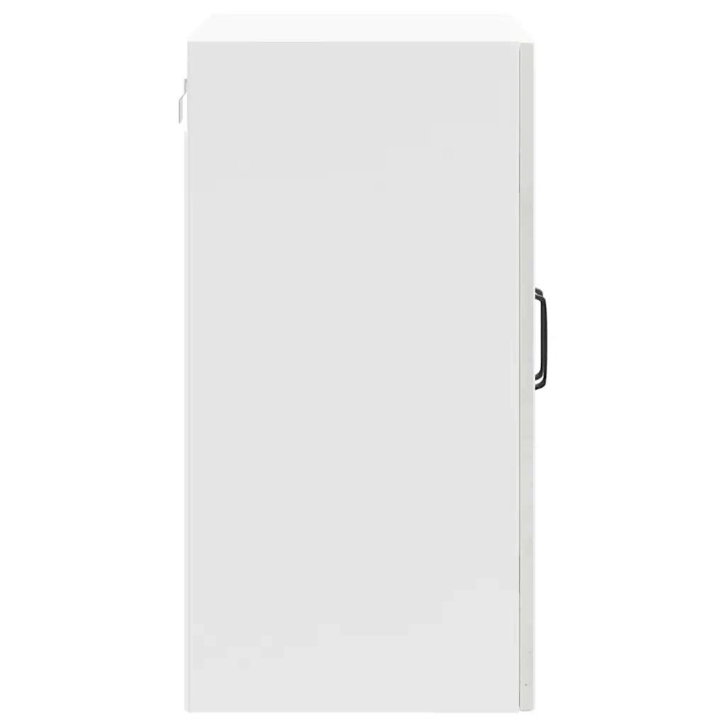 Pensile da Cucina con Porta in Vetro Lucca Grigio Cemento 853911