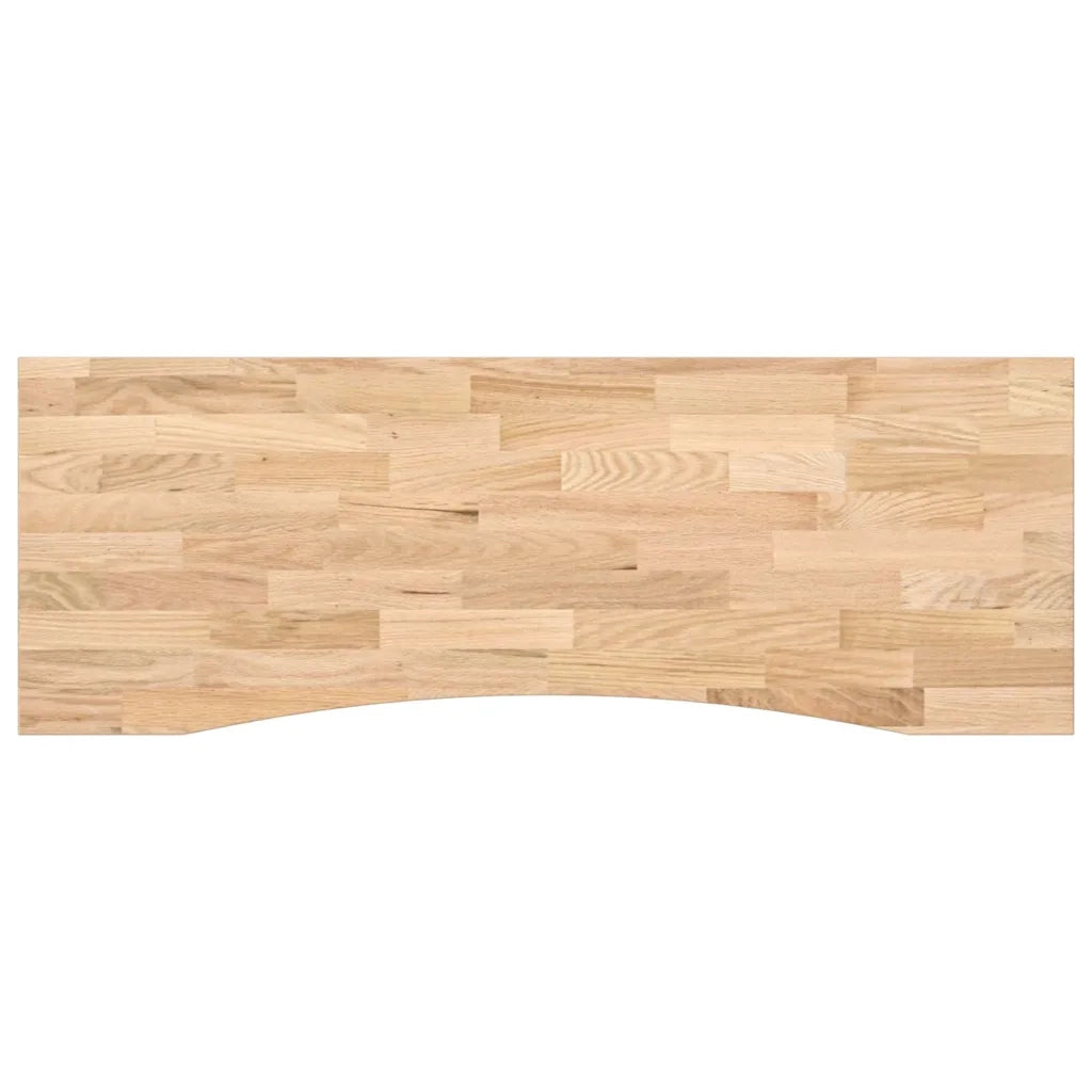 Piano Scrivania 140x60x2,5 cm Rovere Massello Non Trattato 4009015