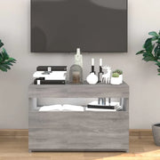 Mobile Porta TV con Luci LED-Mobile per TV-Credenza TV Grigio Sonoma 60x35x40 cm