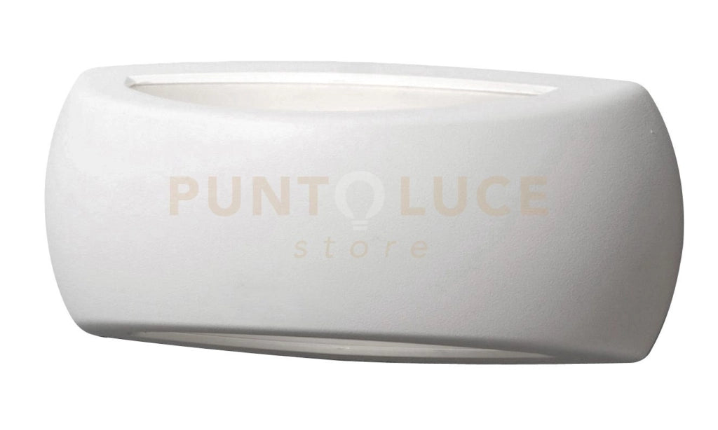 ALASSIO APPLIQUE 1 LUCE ATTACCO E27 BIEMISSIONE BIANCO IP66