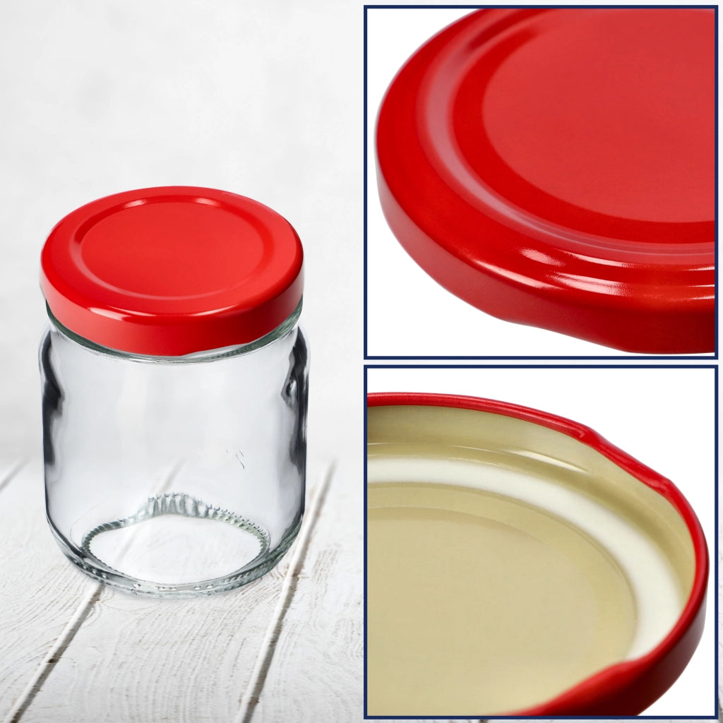 Tappi per barattoli KADAX, coperchi per barattoli, coperchi, Fi58, 50 pezzi, 4-Lock