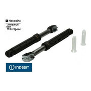 KIT 2PZ AMMORTIZZATORI LAVATRICE ARISTON INDESIT CON STAFFETTE - Ariston Indesit