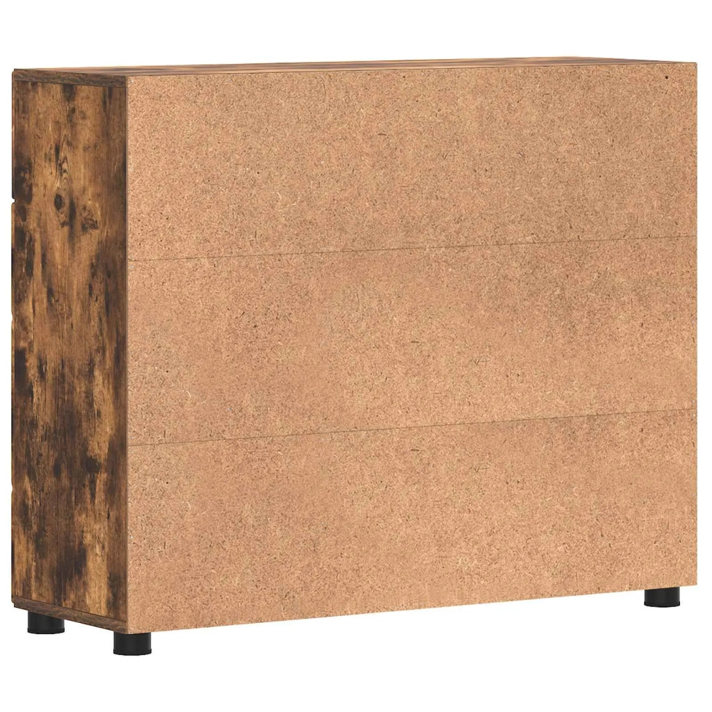 Armadio in Legno con cassetto Rovere fumé 88,5 x 30,5 x 73 cm 880286