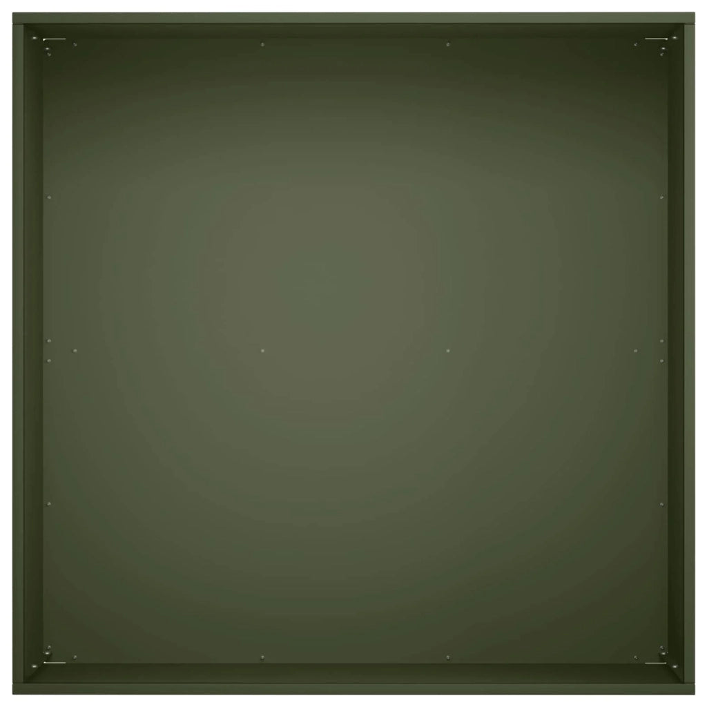 Vaso da giardino 2 pz Verde Oliva 60 x 60 x 30 cm 8005057