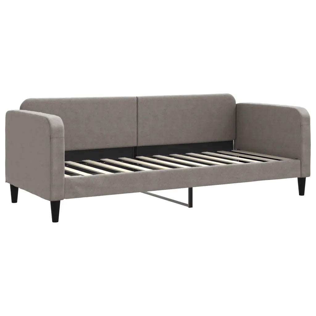 Divano letto | Sof¨¤ letto | Letto singolo con Materasso Tortora 80x200 cm in Tessuto