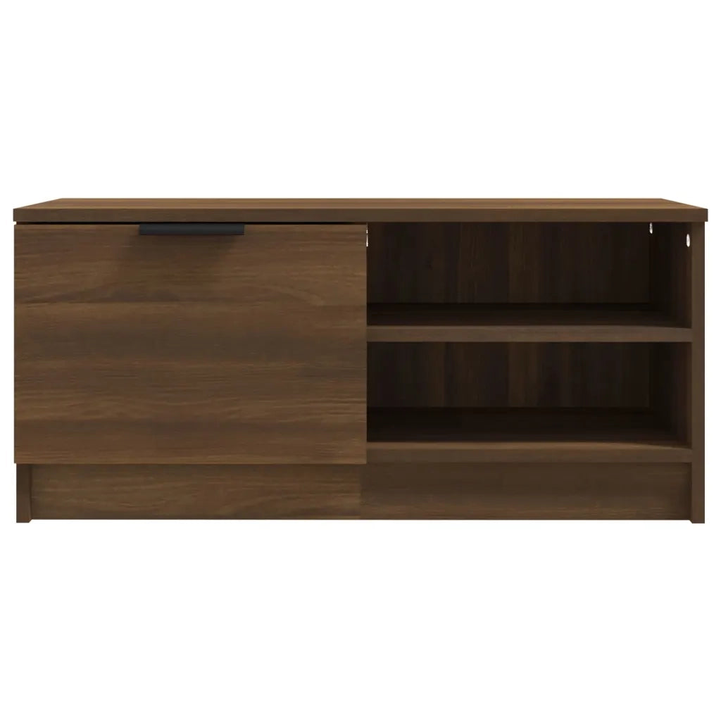 Mobili TV 2 pz Rovere Marrone 80x35x36,5cm in Legno Multistrato cod mxl 7556