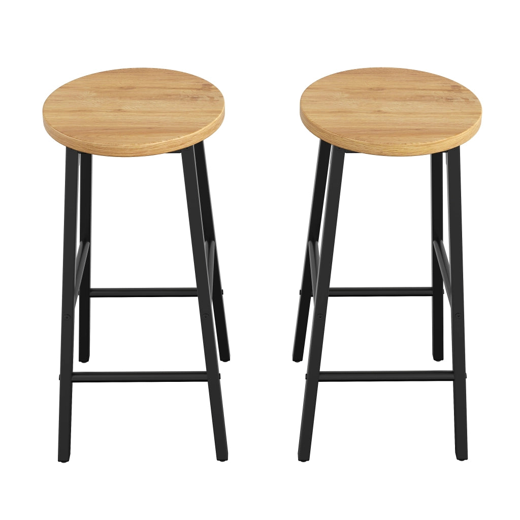 Carrello da cucina con piano ribaltabile e 2 sgabelli bar, 2 cassetti, ruote, MDF e metallo, nero 137,9 × 45 × 92 cm