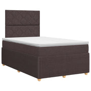 Letto box spring con materasso Marrone Scuro 120 x 200 cm 3454378