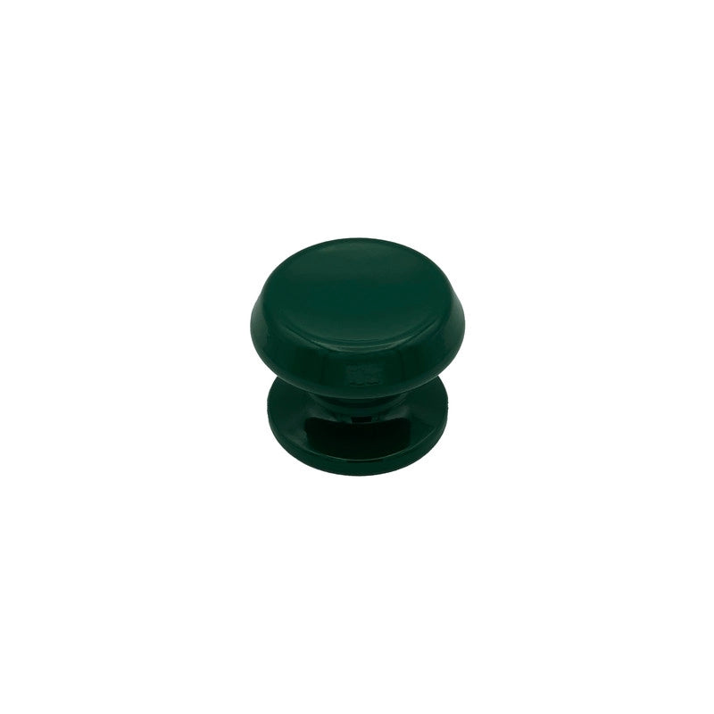 Pomolo fisso per porta SAGUATTI 866/70SB in alluminio verde lucido
