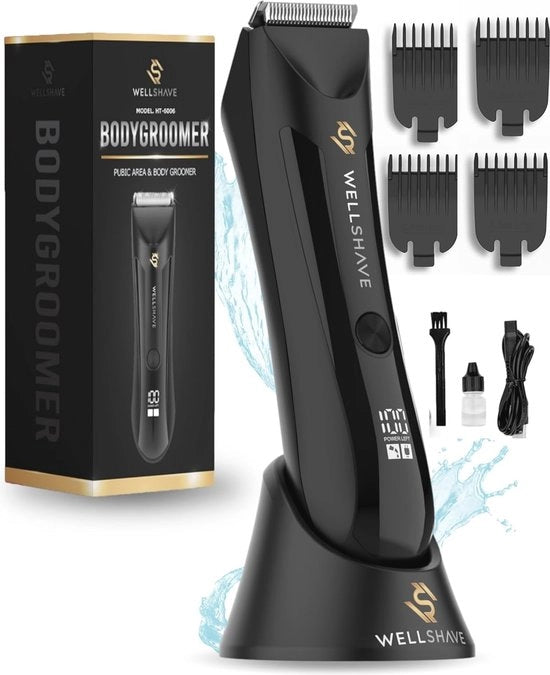 Scheerapparete elettrico per uomo - Bodygroomer impermeabile all'acqua e trimmer intimo